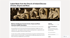 Desktop Screenshot of churchofirelandcork.com